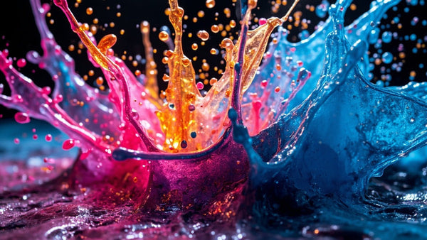 Colorful Splash Photography 2 — Stock Photo