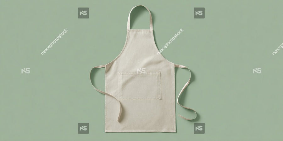 A White Apron Is Hanging On A Wall 2 — Stock Photo
