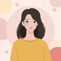 Woman With Blue Eyes Depicted In A Portrait Style Set Against A Pink Background — Stock Illustration