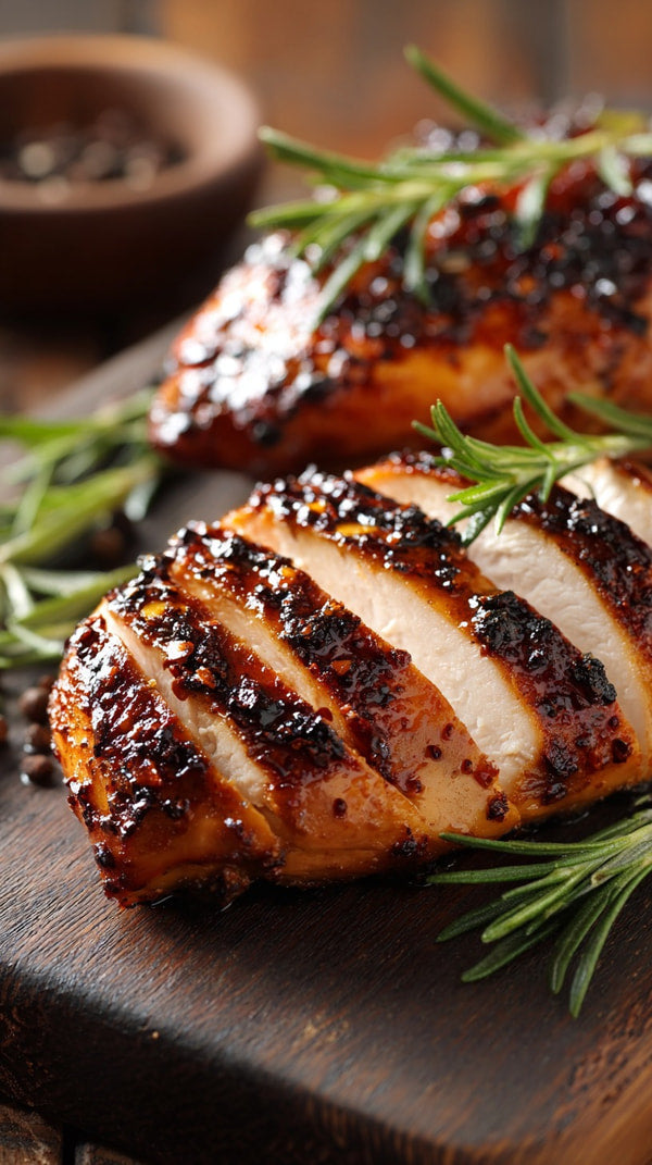 Grilled Chicken With Spices — Stock Photo