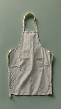 White Apron With Pockets — Stock Photo