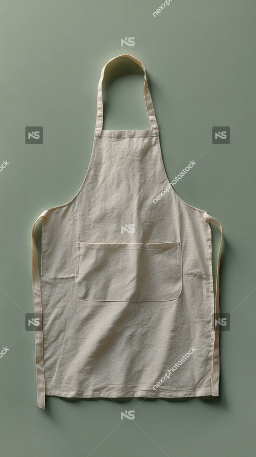 White Apron With Pockets — Stock Photo
