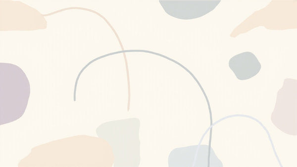 Abstract Pattern Background With A Soft Pastel Color Palette A Variety Of Shapes And Textures That Create An And Decorative Backdrop — Stock Photo