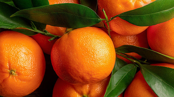Oranges In A Bunch — Stock Photo