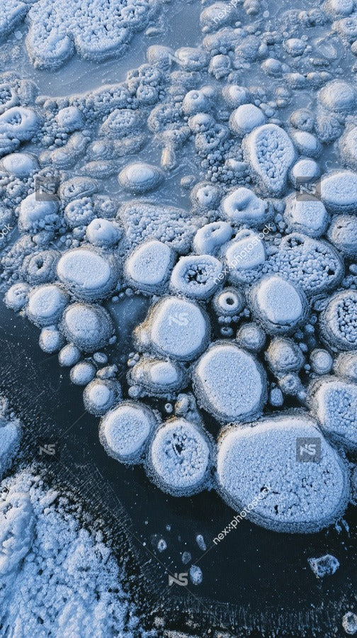 Bubbles Floating On Surface Of Water — Stock Photo