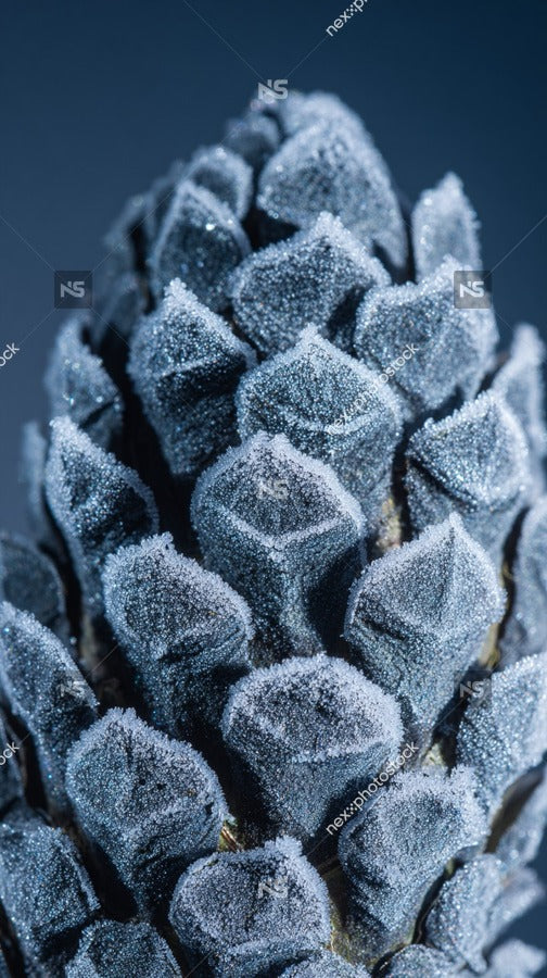Crystallized Pine Cone — Stock Photo