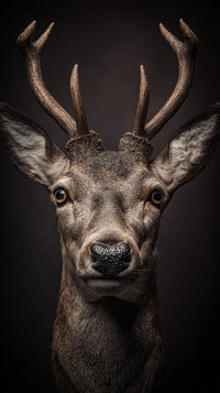 Deer Portrait With Expressive Eyes — Stock Photo