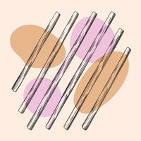 Digital Illustration A Collection Of Abstract Shapes And Lines In Various Shades Of Pink Purple And White Against A Light Background — Stock Vector