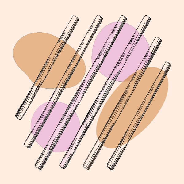 Digital Illustration A Collection Of Abstract Shapes And Lines In Various Shades Of Pink Purple And White Against A Light Background — Stock Vector