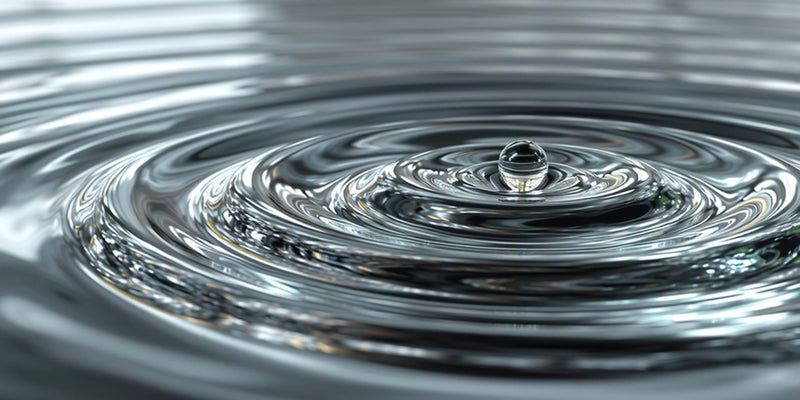 water droplet on water surface - Stock Video