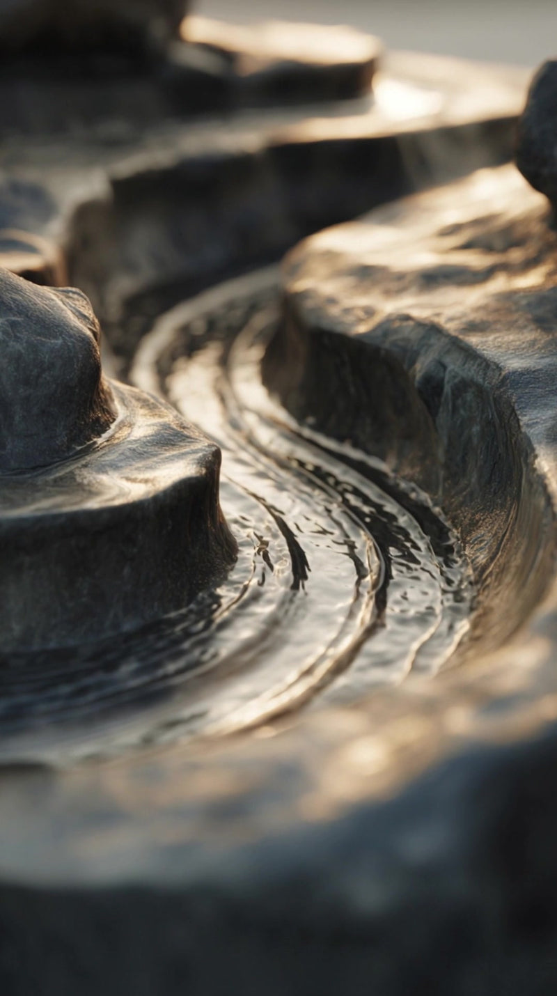 stone riverbed - Stock Video