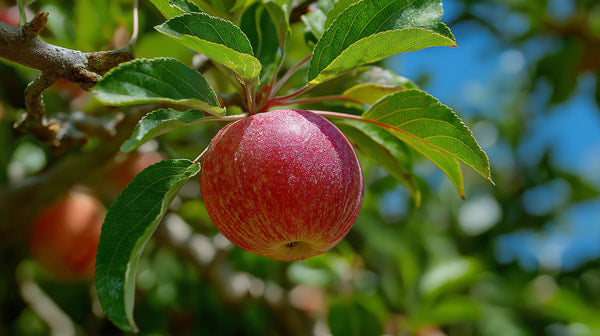 Ripe Apple Hanging From Tree — Stock Photo