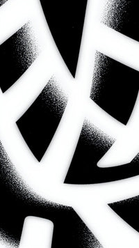 Abstract Design With A Black And White Color Scheme A Pattern Of Interconnected Shapes And Lines That Resemble A Stylized Letter Y — Stock Photo