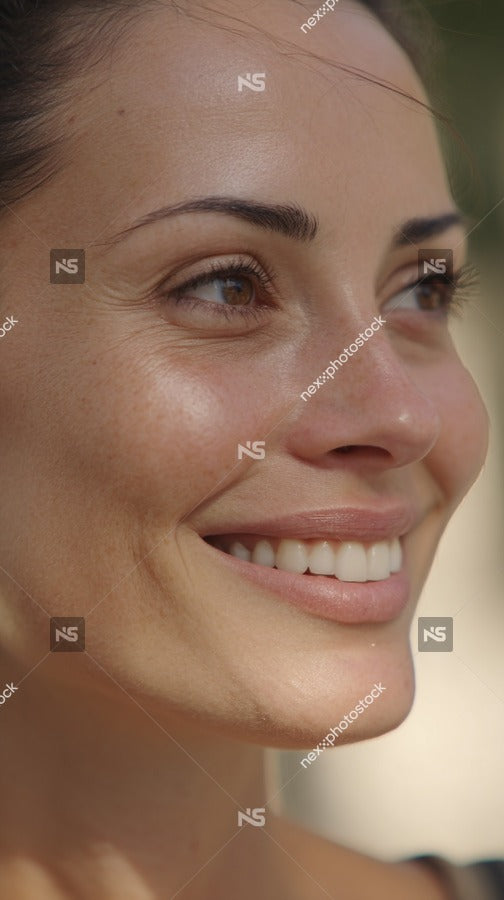 Radiant Woman Smiling — Stock Photo