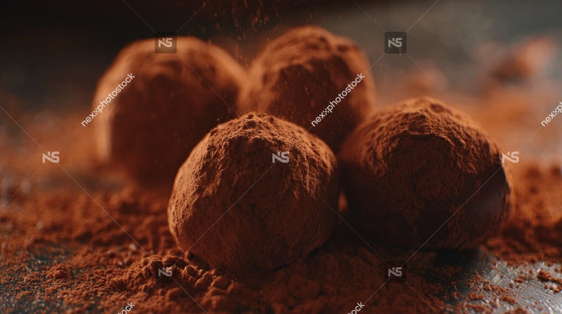 Cinnamon Chocolate Truffles — Stock Photo