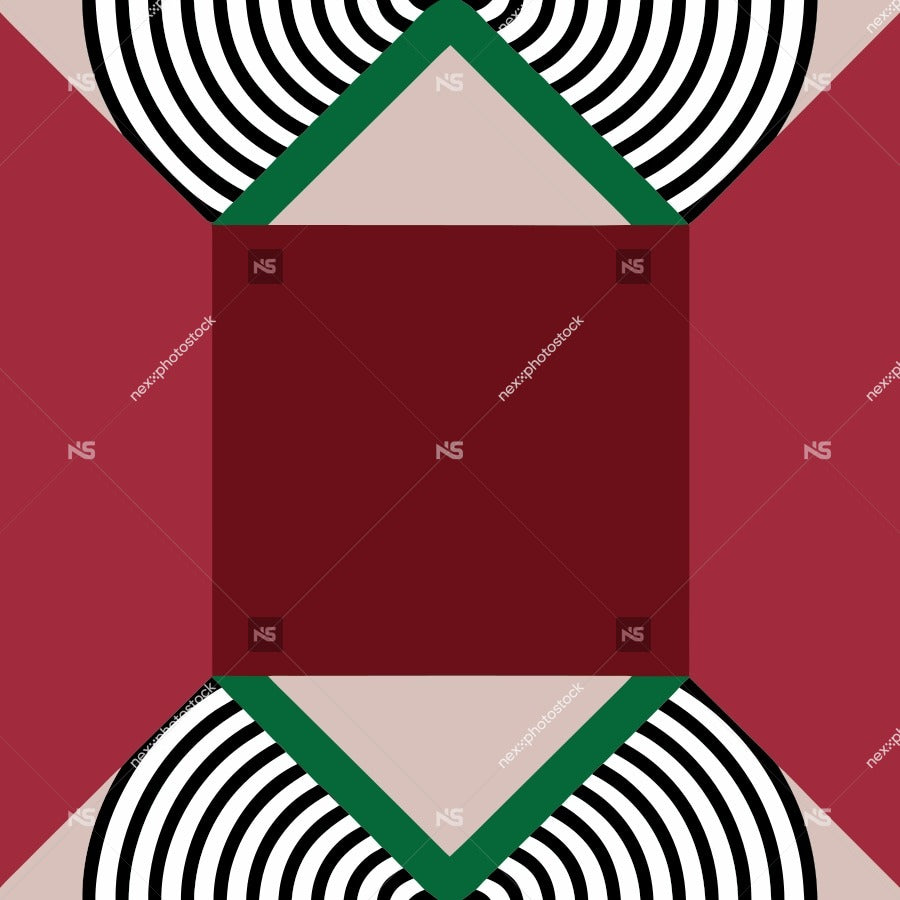 Showcases An Abstract Pattern Composed Of Red And White Shapes Creating A Visually Striking Design — Stock Vector