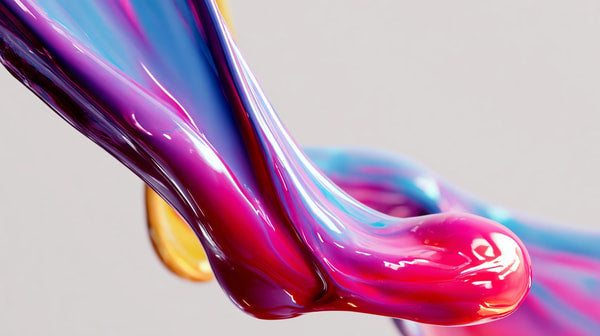 Colorful Liquid Droplets — Stock Photo