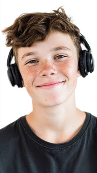 A Portrait Of A Young Man With Light Skin And Freckles On His Face — Stock Photo