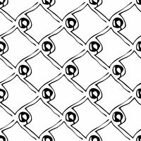 Black And White Mesh Fabric With Circular Patterns — Stock Vector