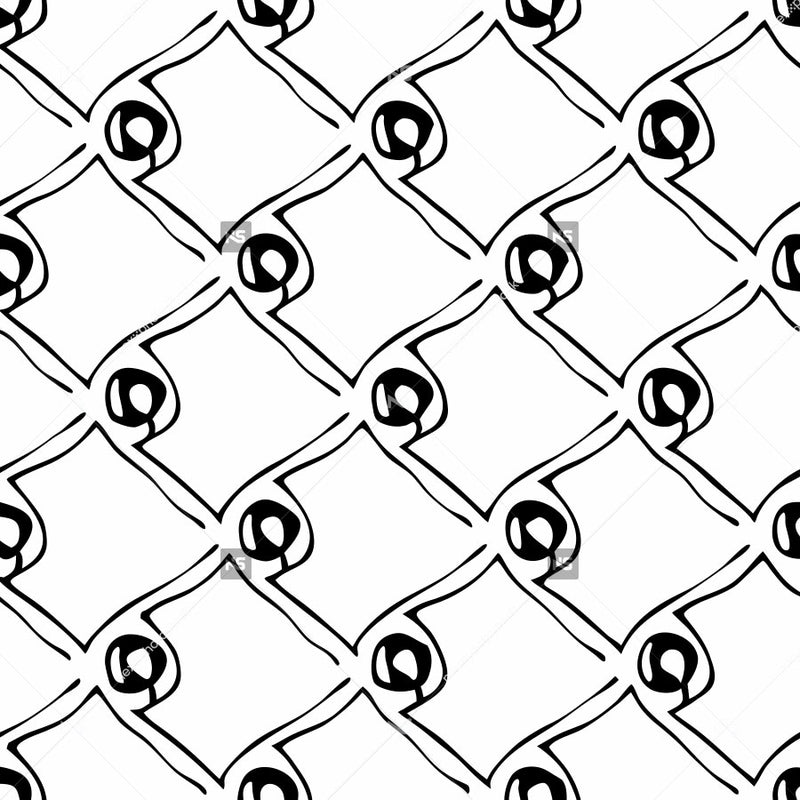 Black And White Mesh Fabric With Circular Patterns — Stock Vector