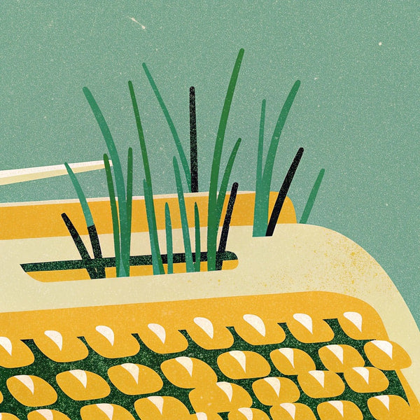 A Vintage Illustration Showcasing Vibrant Vegetation A Close Up View Of A Plant With Roots And Leaves Set Against A Textured Background — Stock Illustration