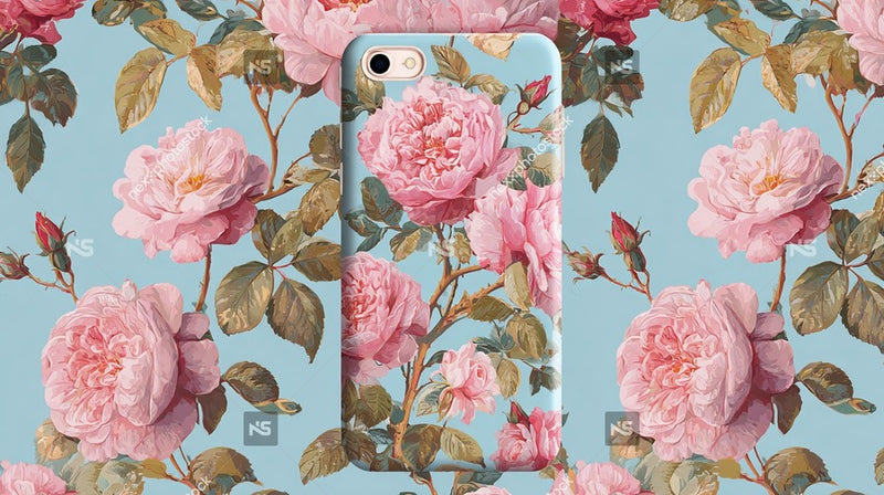 Floral Patterned Phone Case — Stock Photo
