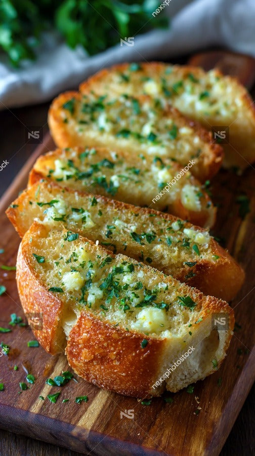 A Slice Of Bread Topped With Cheese Placed On A Wooden Cutting Board — Stock Photo