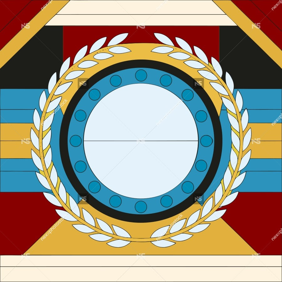 Displays A Graphic Representation Of The Olympic Emblem Which Is A Symbol Commonly Associated With The Olympic Games — Stock Vector