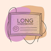 Long Leaderboard — Stock Vector