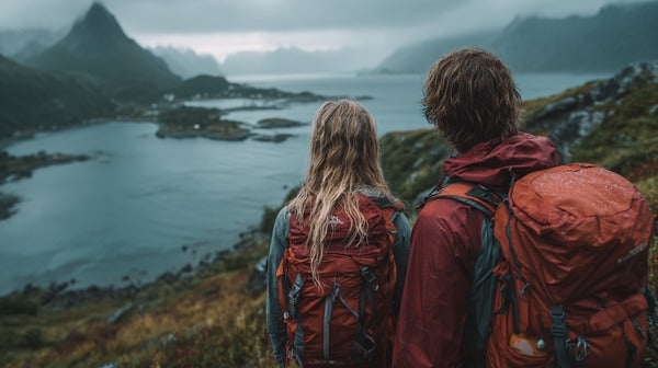 Travel adventure couple