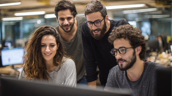 Startup office teamwork