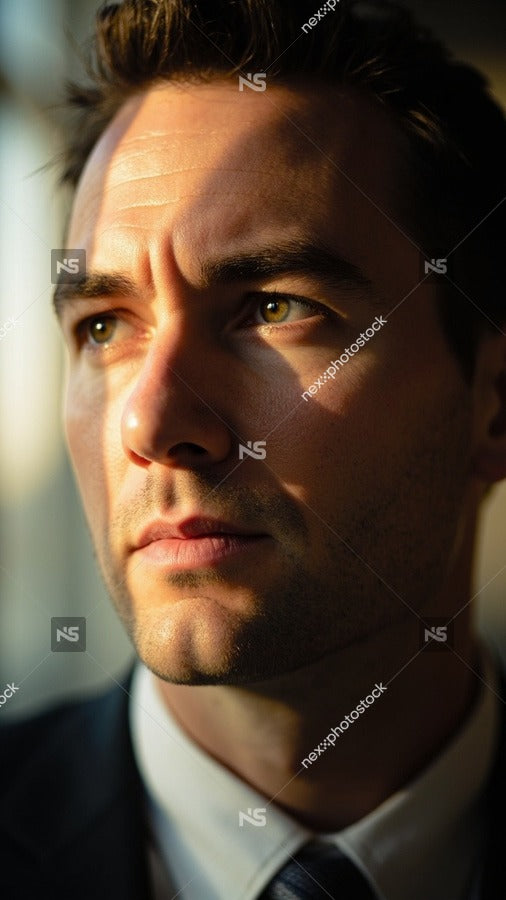 Man In Suit Looking Serious — Stock Photo