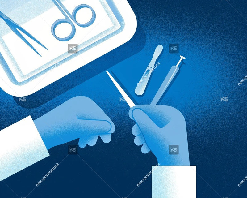 Medical Kit Preparation — Stock Illustration