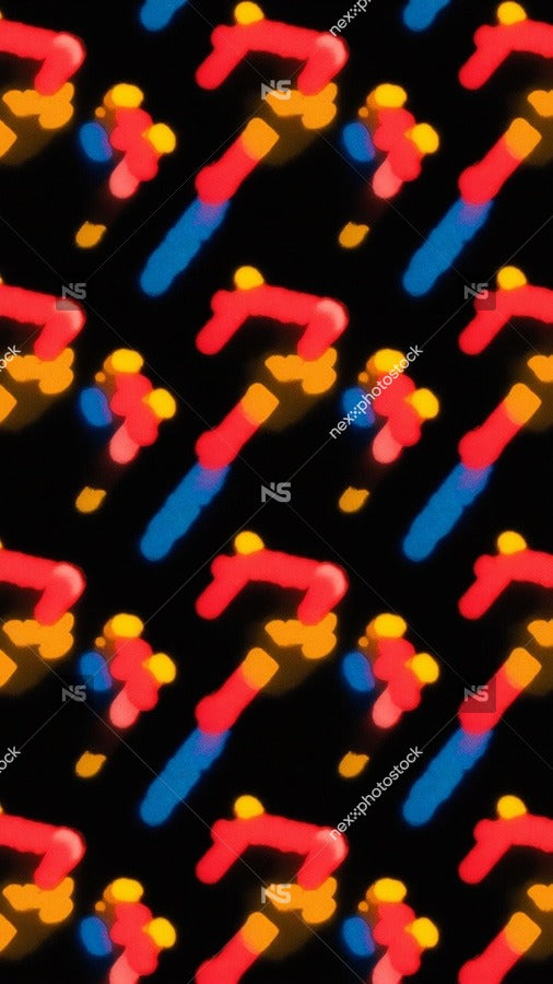 A Digital Graphic A Repeating Pattern Of Red And Blue Blocks Creating An Abstract Design With A Sense Of Depth And Movement — Stock Photo