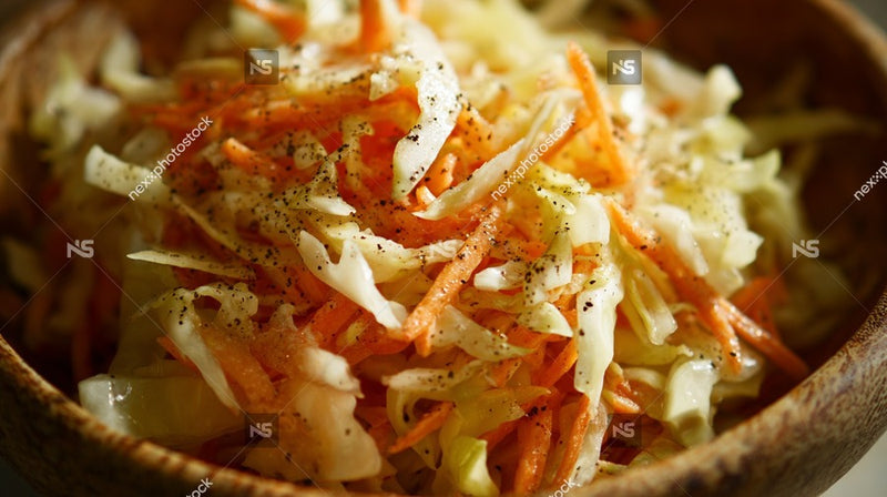A Bowl Of Coleslaw — Stock Photo