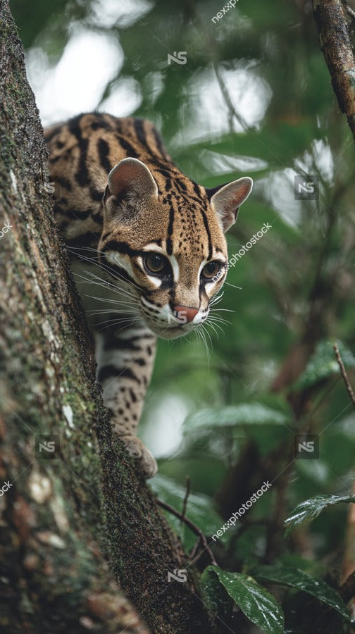 Jaguar Perched In A Tree — Stock Photo