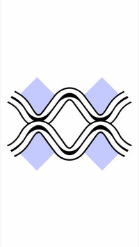 Abstract Pattern Design With A Blue And White Color Scheme A Symmetrical Wave Like Motif — Stock Vector
