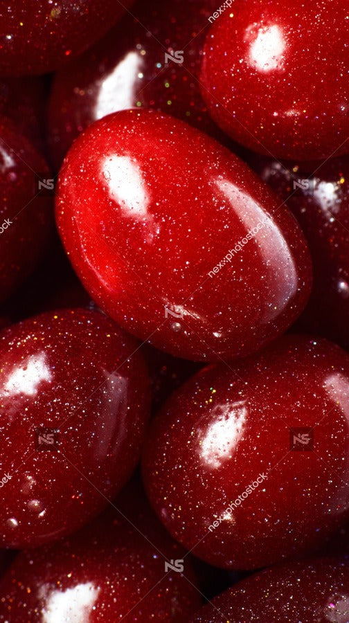 Red Candy Beads — Stock Photo
