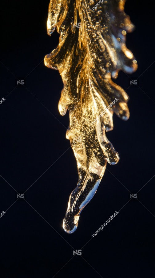 Ice Droplet Hanging From Ceiling — Stock Photo