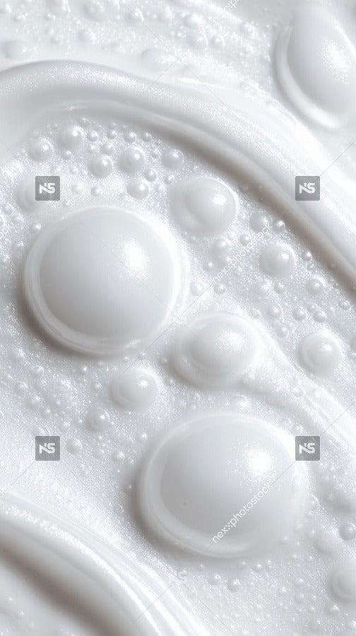 Displays A Close Up View Of A Substance That Resembles Soap Bubbles A Similar Type Of Froth — Stock Photo