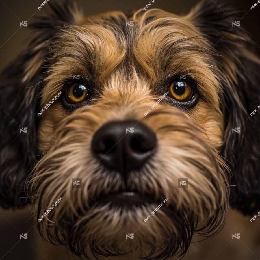 Shaggy Dog Close Up — Stock Photo