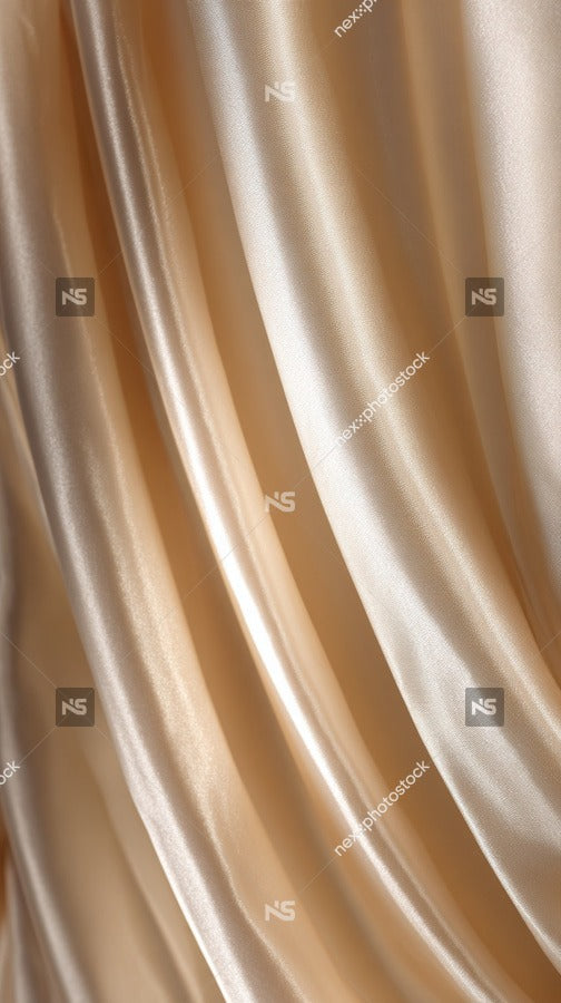 Close Up Of A Luxurious Gold Fabric With A Soft Velvety Texture — Stock Photo