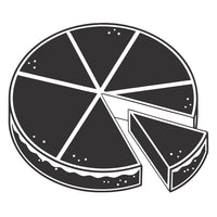 A Black And White Pie Chart Slice With A Slice Missing Representing A Portion Of A Whole Pie — Stock Vector
