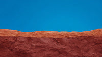 Red Rock Canyon Landscape With A Clear Blue Sky In The Background — Stock Photo