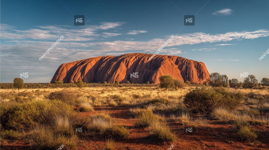 Aerial View Of Uluru Australia — Stock Photo