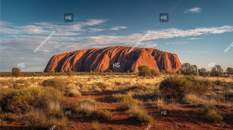 Aerial View Of Uluru Australia — Stock Photo