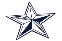 Displays A Star Logo Design Which Is A Stylized Graphic Representation Of A Star — Stock Vector