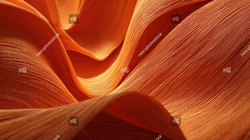 Showcases A Close Up View Of Red Silk Fabric With Its Intricate Texture And Vibrant Color Dominating The Frame — Stock Photo