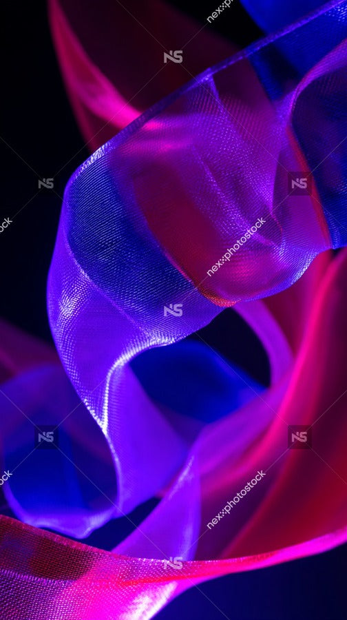 Colorful Streamers In Motion — Stock Photo