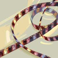 Colorful Film Strip — Stock Vector